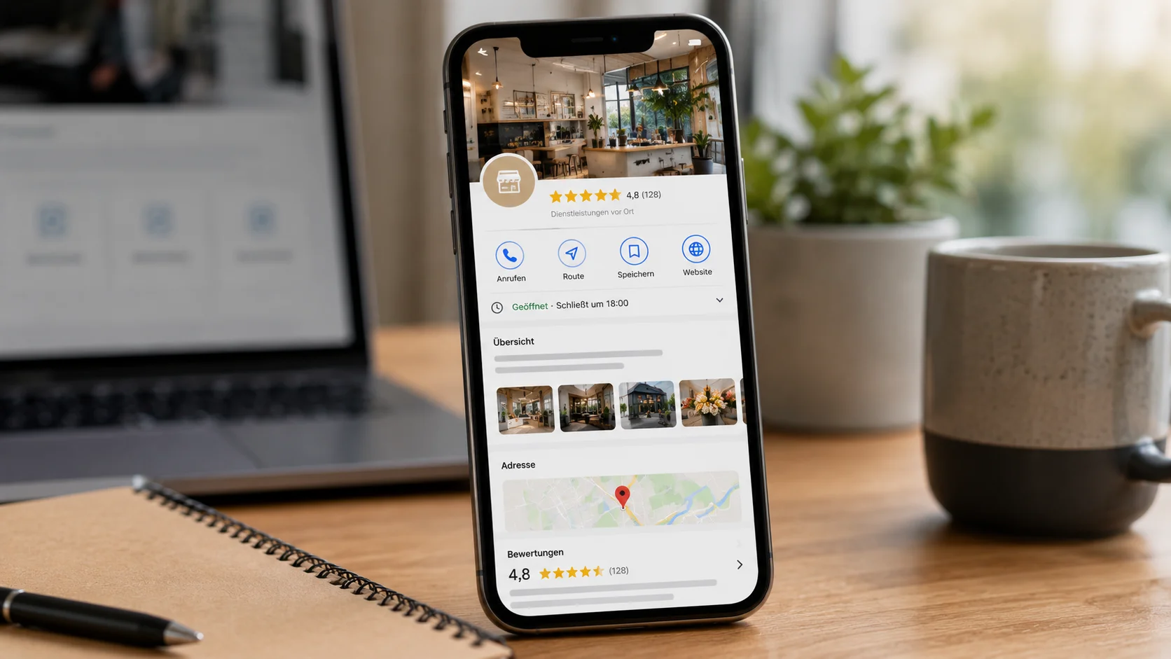 Google Business Profil als Teil der lokalen Sichtbarkeit eines Unternehmens